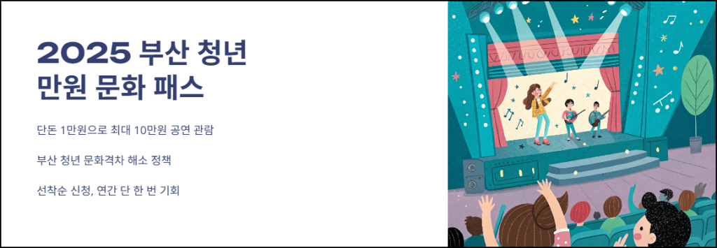 2025 부산 청년 만원 문화패스
