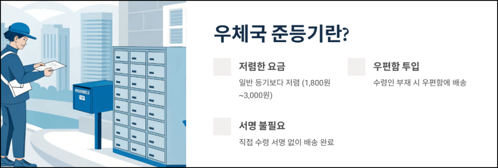 우체국 준등기란?