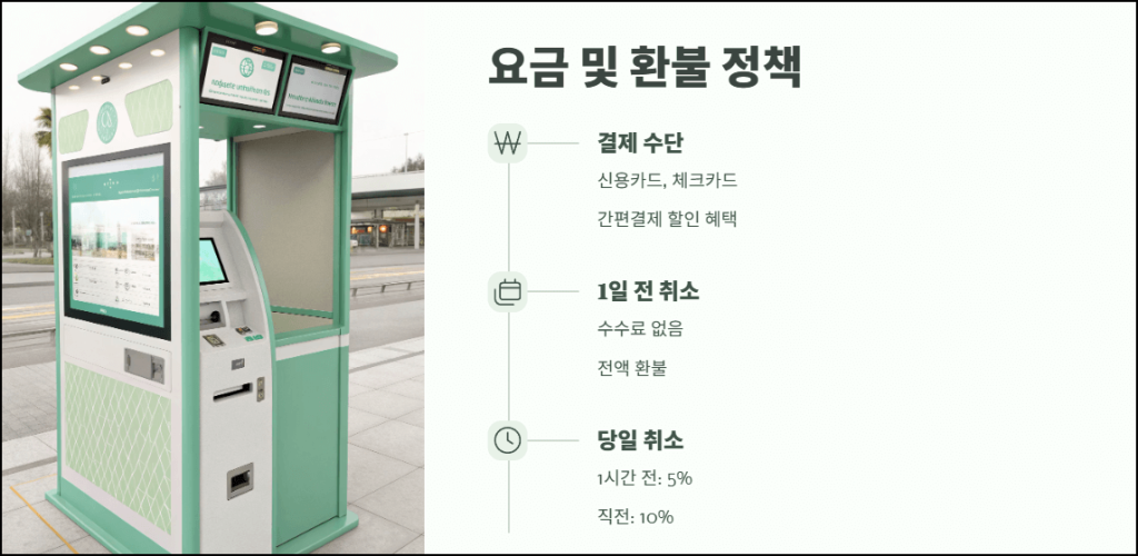 결제 및 환불 정책