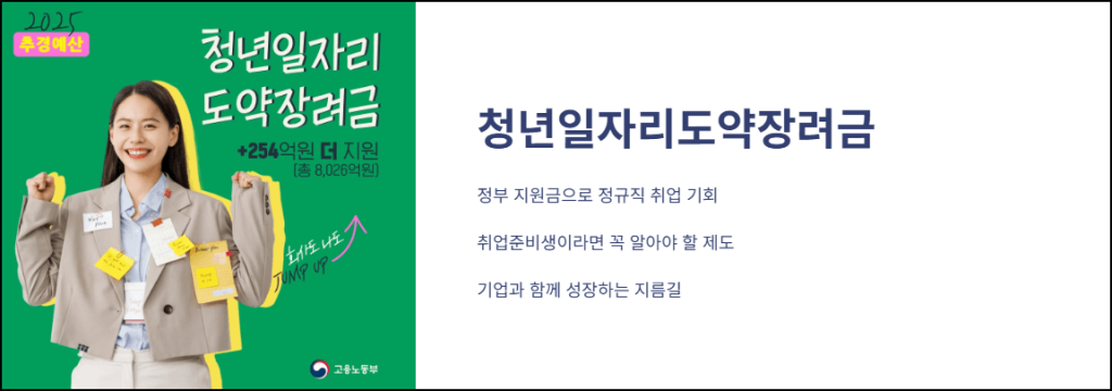 청년일자리도약장려금