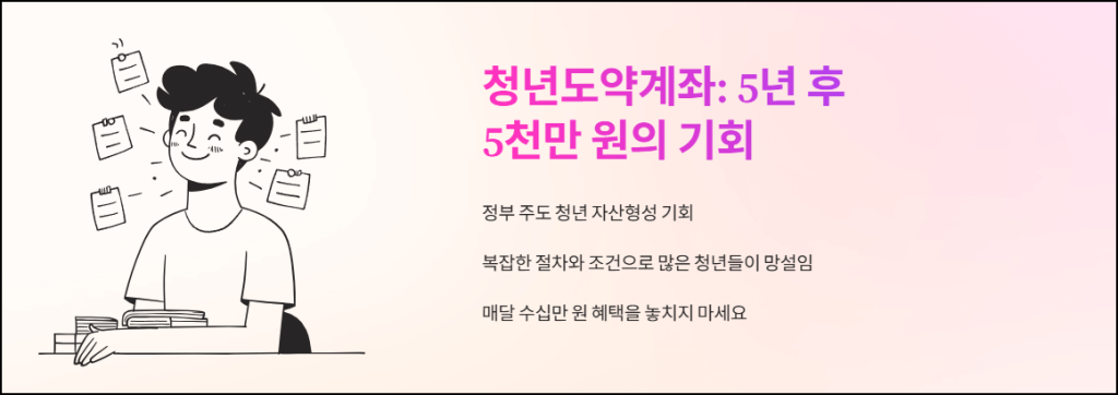 청년도약계좌: 5년후 5천만 원의 기회