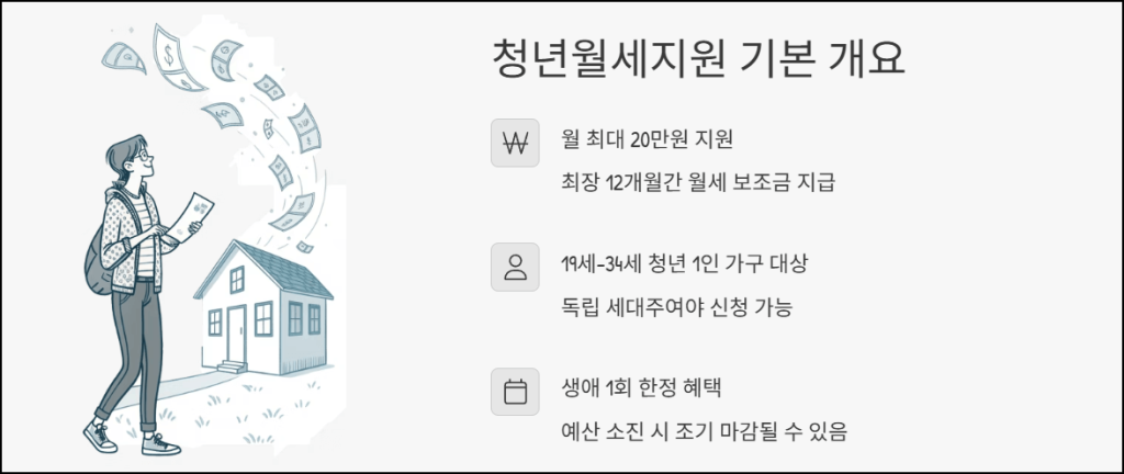청년월세지원 기본 개요