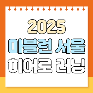 2025 마블런 서울 히어로 러닝