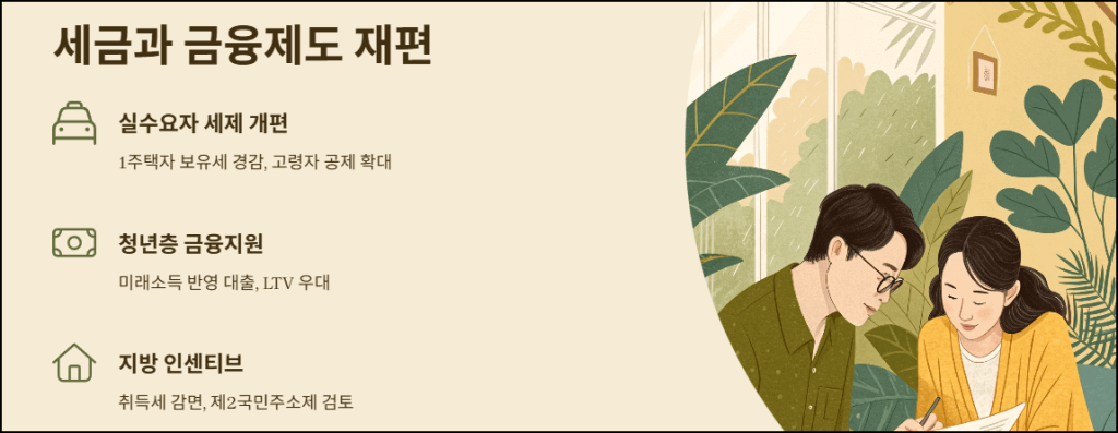 세금과 금융제도 재편