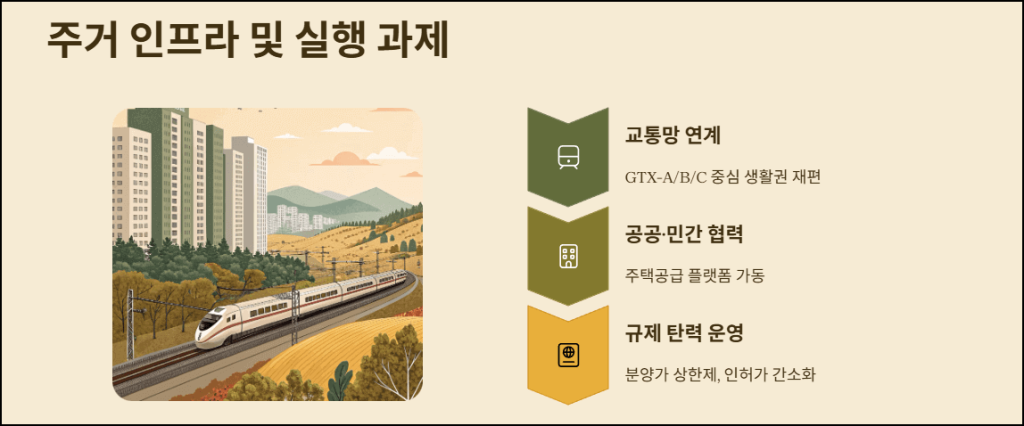 주거 인프라 및 실행 과제