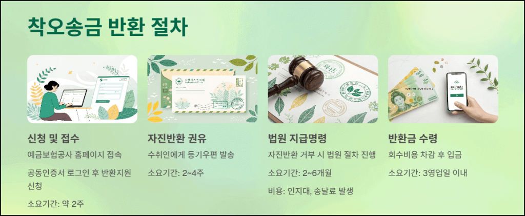 착오송금 반환 절차