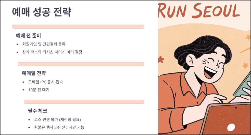 예매 성공 전략