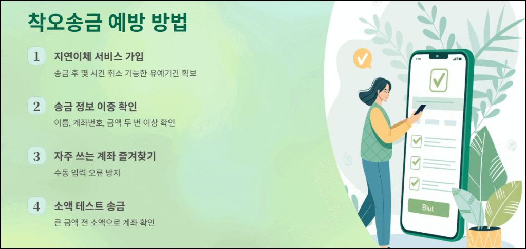 마무리하며: 착오송금 에방 방법