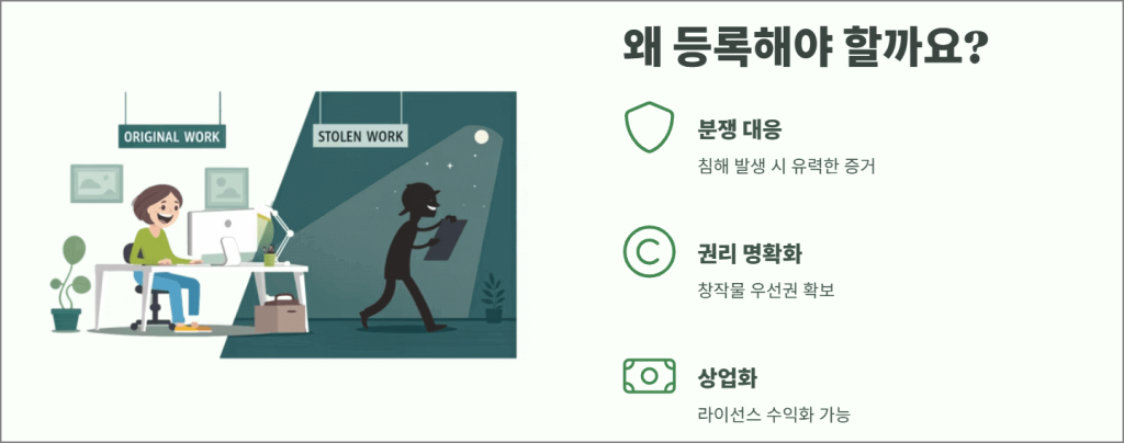 왜 저작권 등록이 필요한가요?