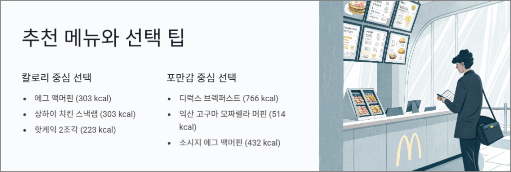 추천 메뉴와 선택 팁