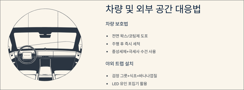 차량 및 외부 공간 대응법