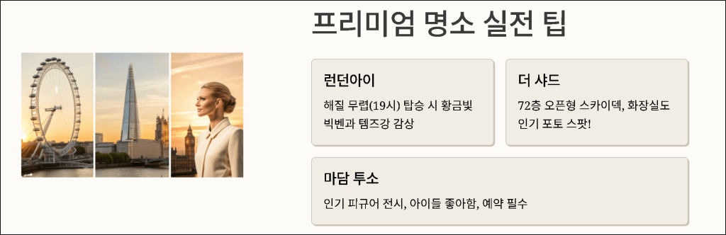 프리미엄 명소 실전 팁