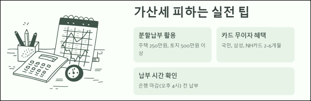 가산세 피하는 실전 팁
