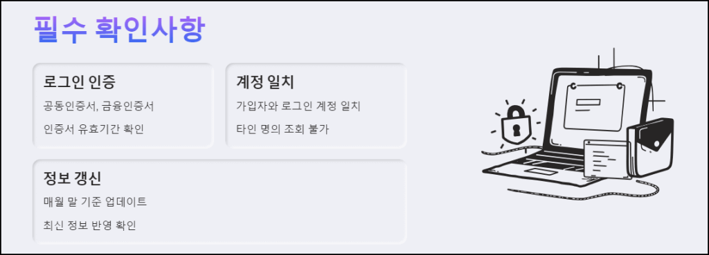 필수 확인사항