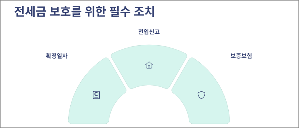 전세금 보호를 위한 필수 조치