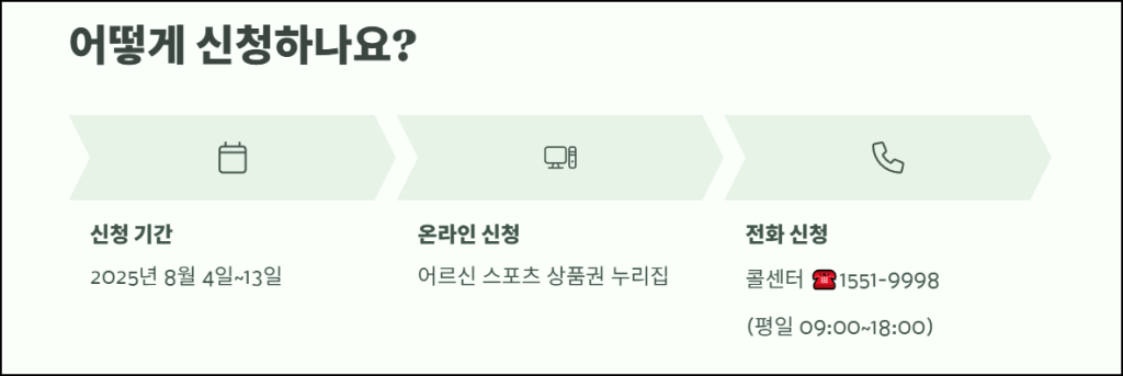 신청 방법과 주의사항
