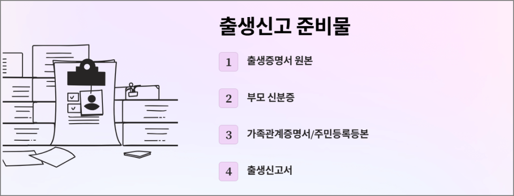 출생신고 준비물