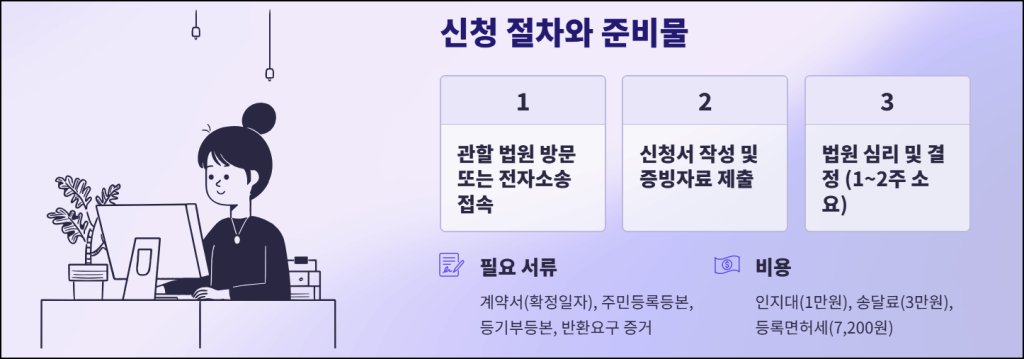 임차권등기명령 신청 절차와 필요 서류