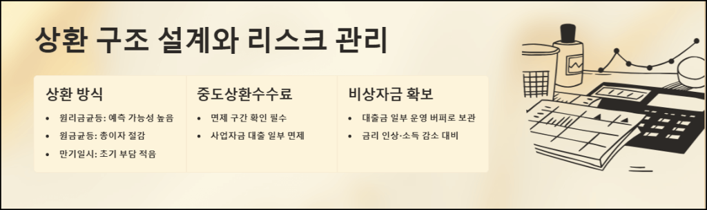 상환 구조 설계와 리스크 관리
