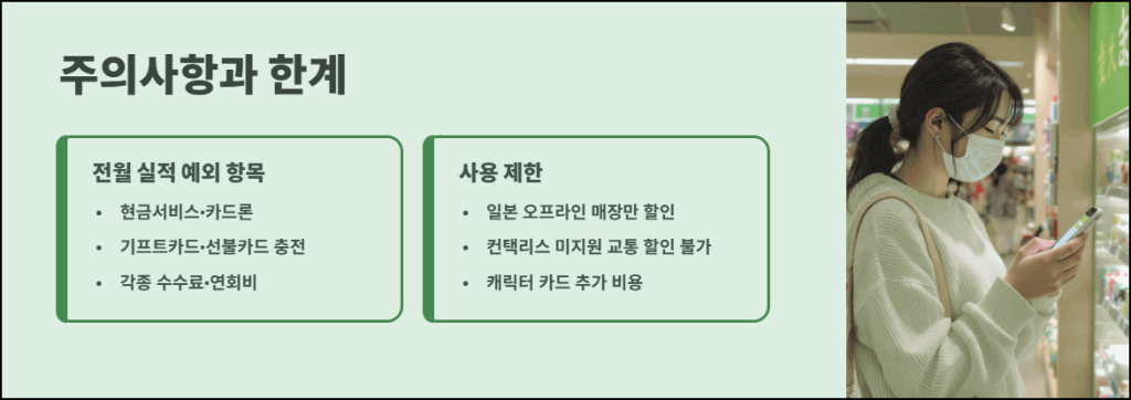 주의사항과 한계