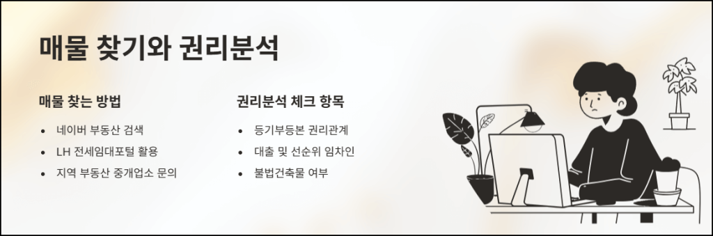 매물 탐색과 권리분석