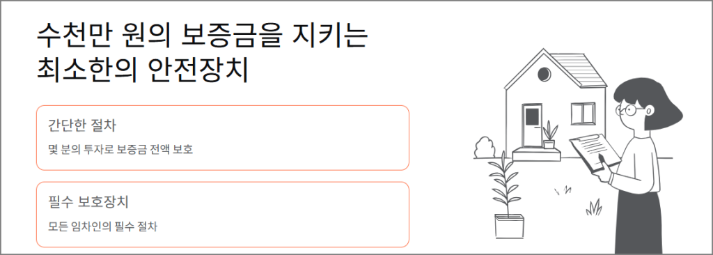 수천만 원의 보증금을 지키는 최소한의 안전장치