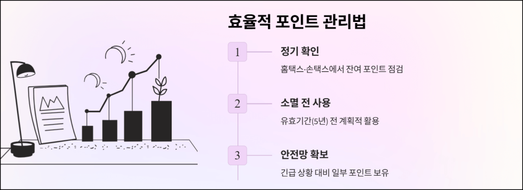 세금 포인트 관리 팁