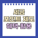 세금 포인트 제도, 혜택과 활용 꿀팁 2025 최신 가이드