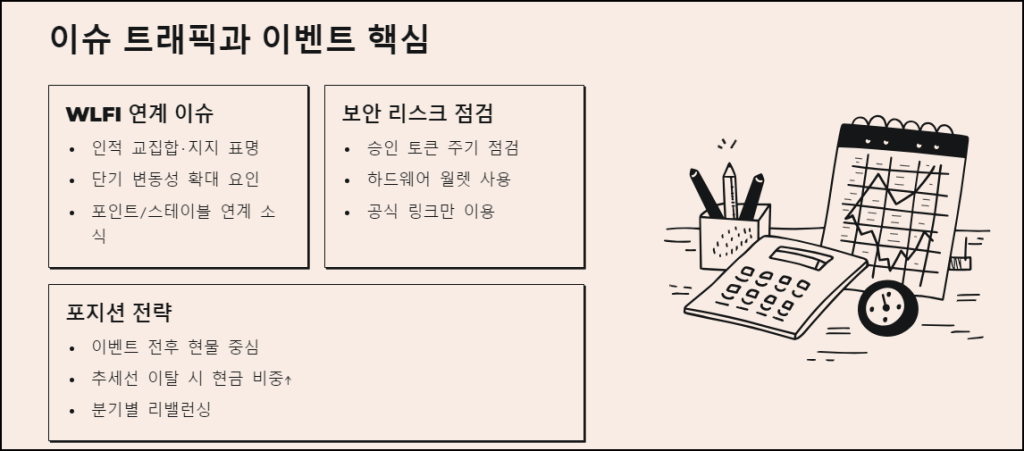 이슈 트래픽과 이벤트 캘린더