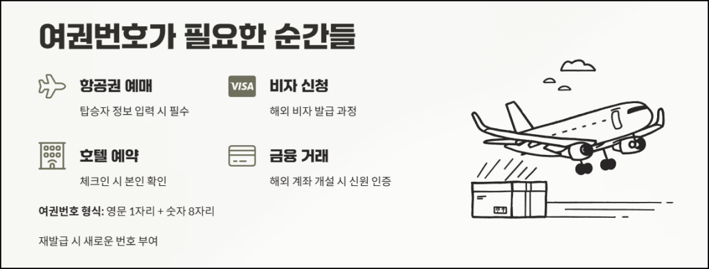 여권번호의 중요성과 활용처