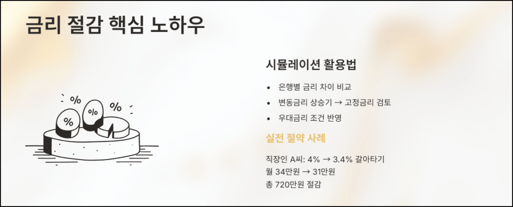 대출계산기 활용한 금리 절감 노하우