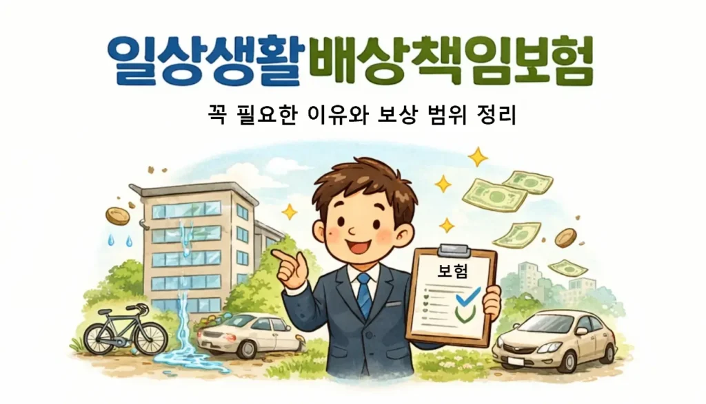 일상생활배상책임보험: 꼭 필요한 이유와 보상 범위 정리