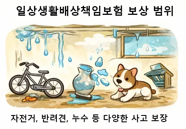 일상생활배상책임보험 보상 범위