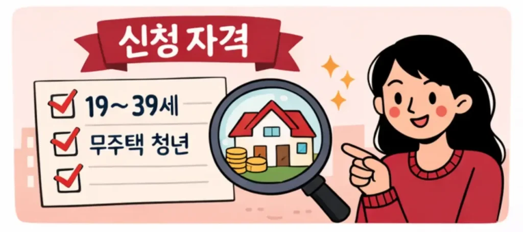 청년매입임대주택 신청 자격