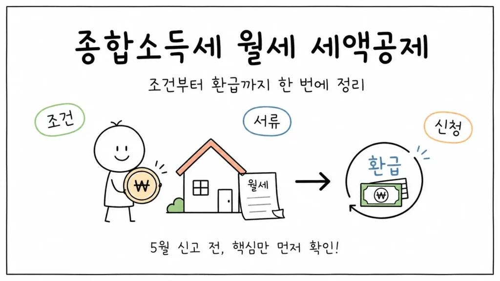 종합소득세 월세 세액공제