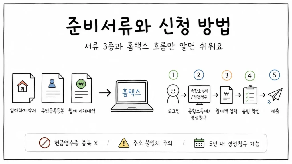준비서류와 신청 방법