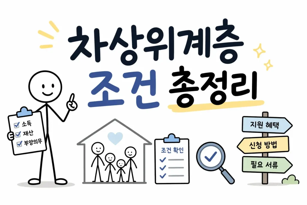 차상위계층 조건 총정리