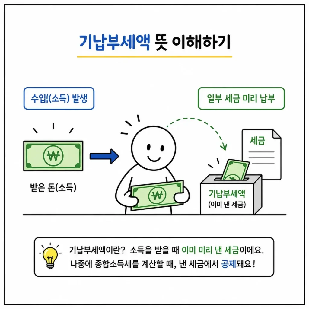 기납부세액 뜻 이해하기