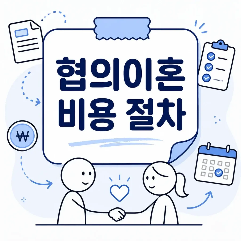 협의이혼 비용 절차