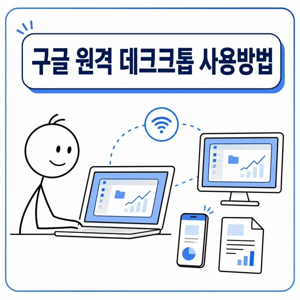 구글 원격 데크크톱 사용방법, 원격 액세스부터 확인