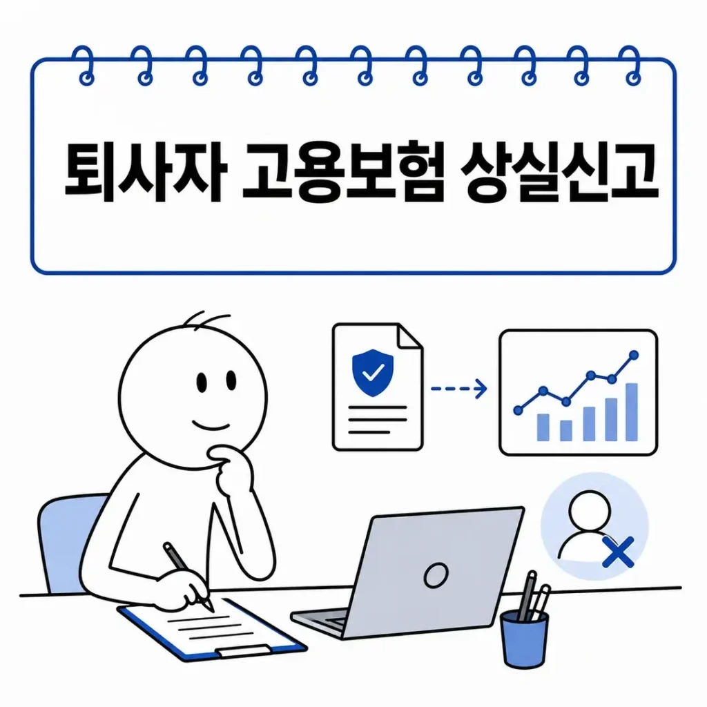퇴사자 고용보험 상실신고