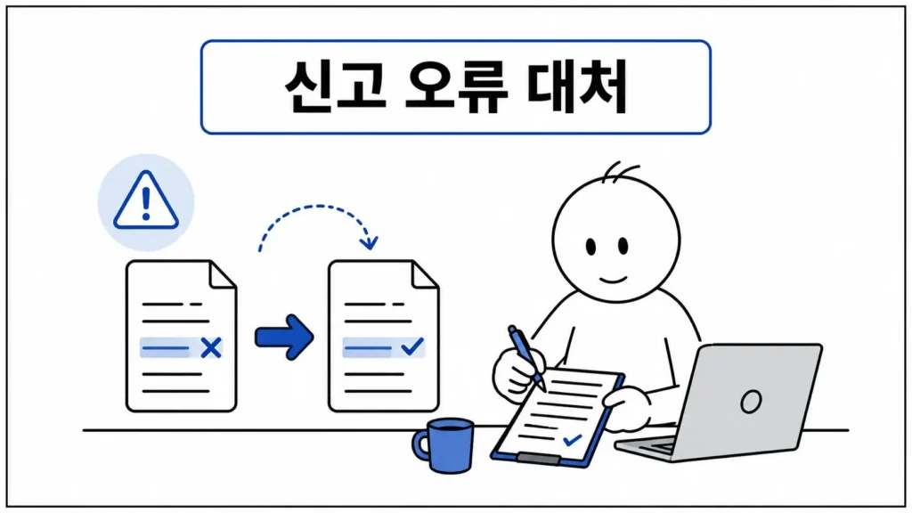 고용보험 신고 오류 대처