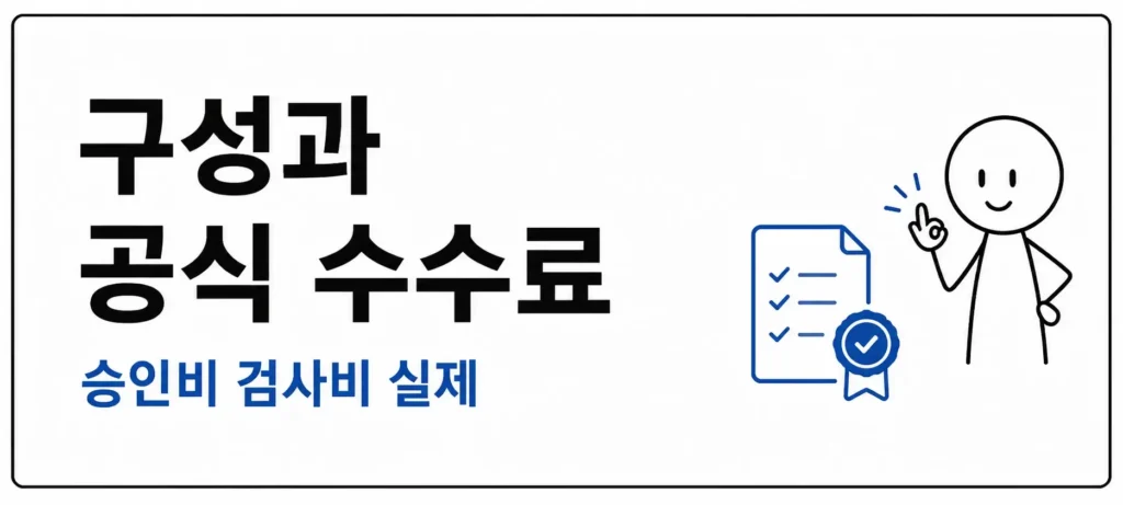 자동차구조변경비용 구성과 공식 수수료