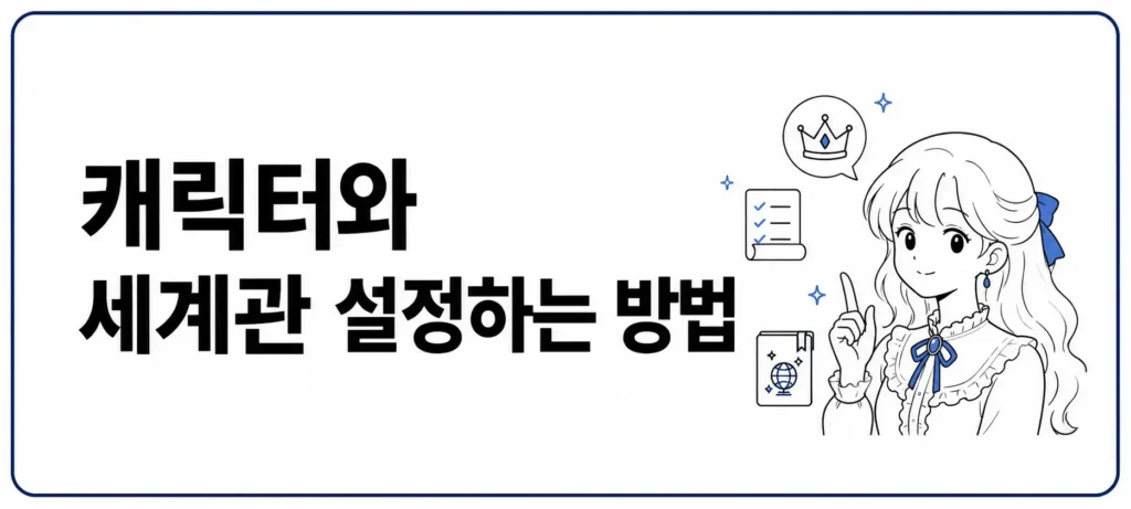 캐릭터와 세계관 설정하는 방법
