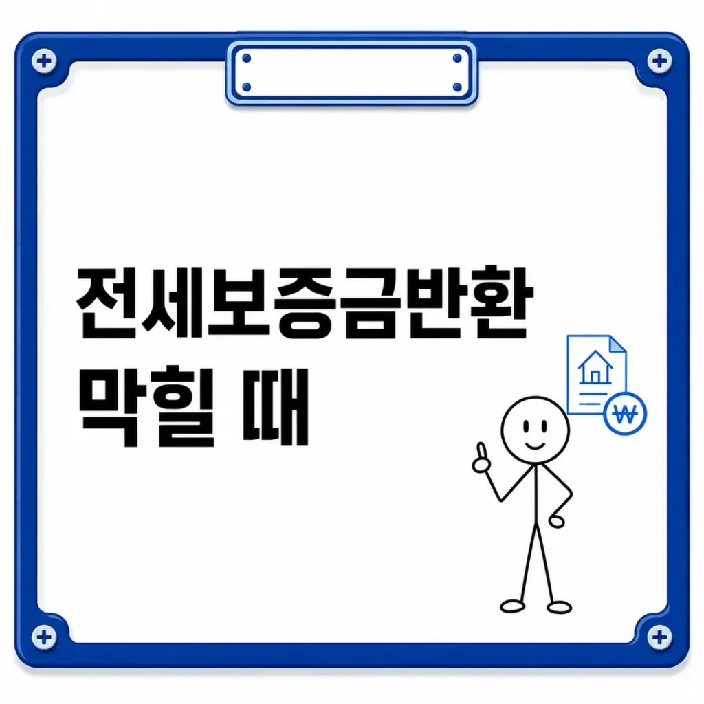 전세보증금반환 막힐 때