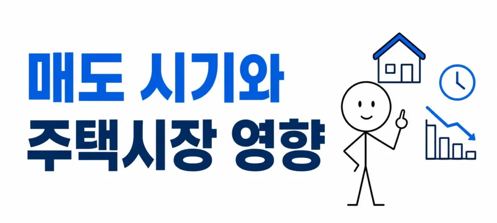 매도 시기와 주택시장 영향