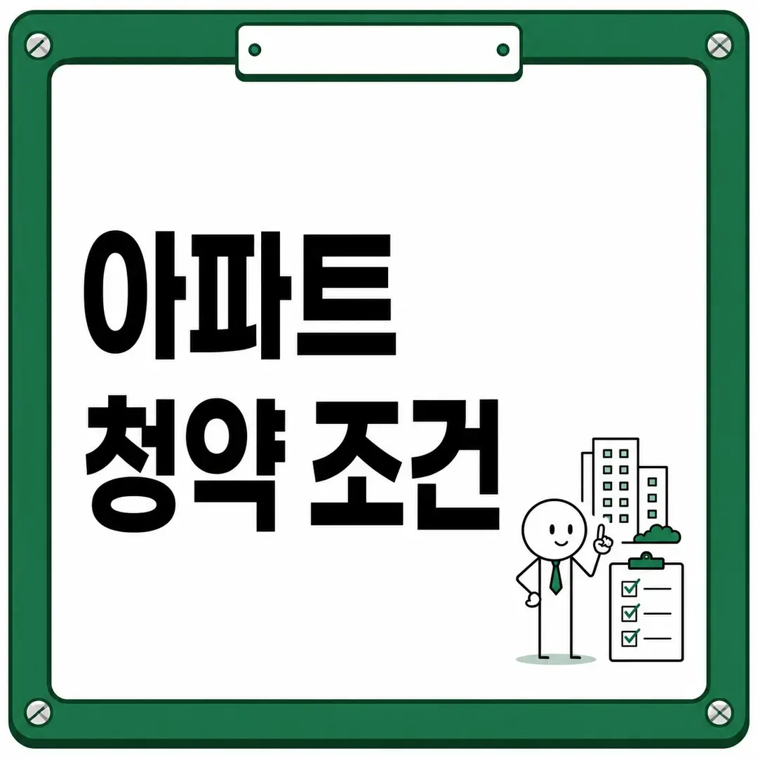 아파트 청약 조건