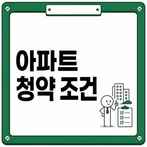 아파트 청약 조건