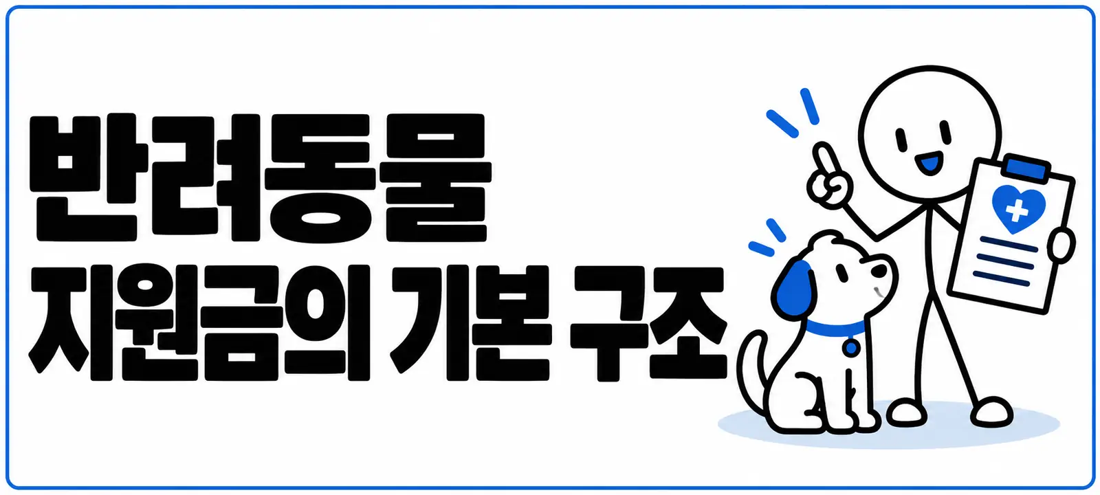 반려동물 지원금의 기본 구조