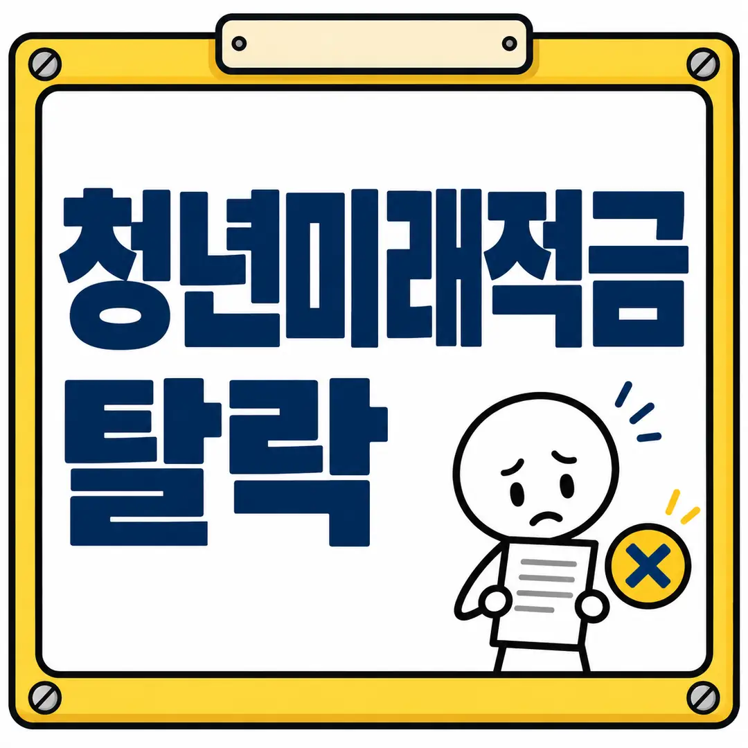 청년미래적금 탈락